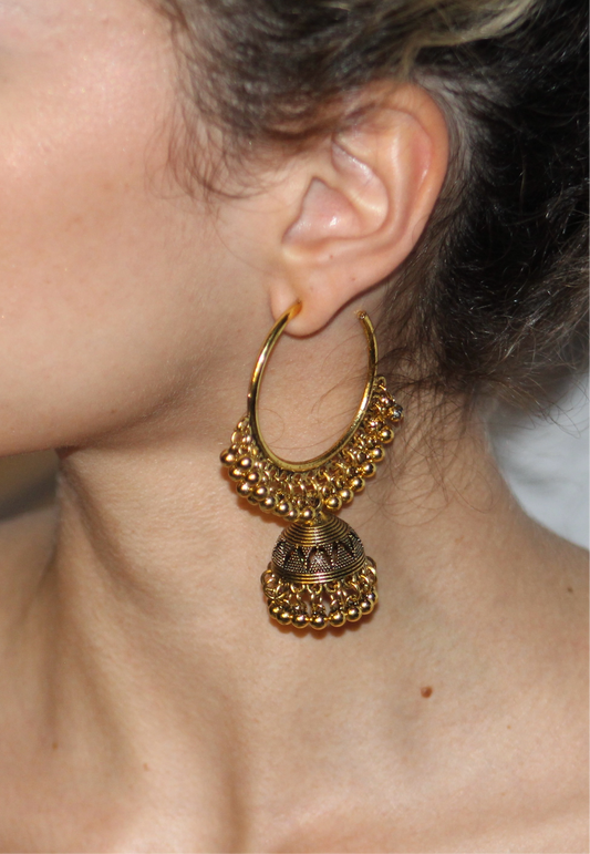 Aretes Candelabro en Arracada LE-07